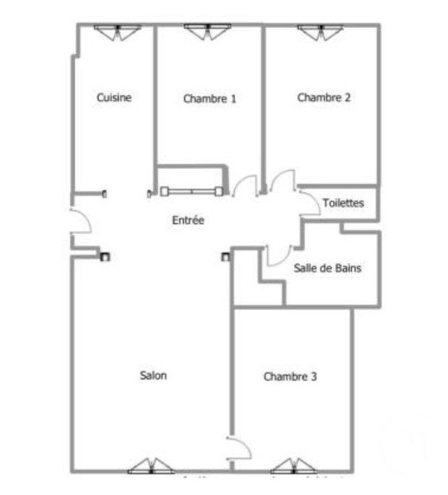 Appartement F4 à vendre - 4 pièces - 69.09 m2 - PARIS - 75015 - ILE-DE-FRANCE - Century 21 Vouillé