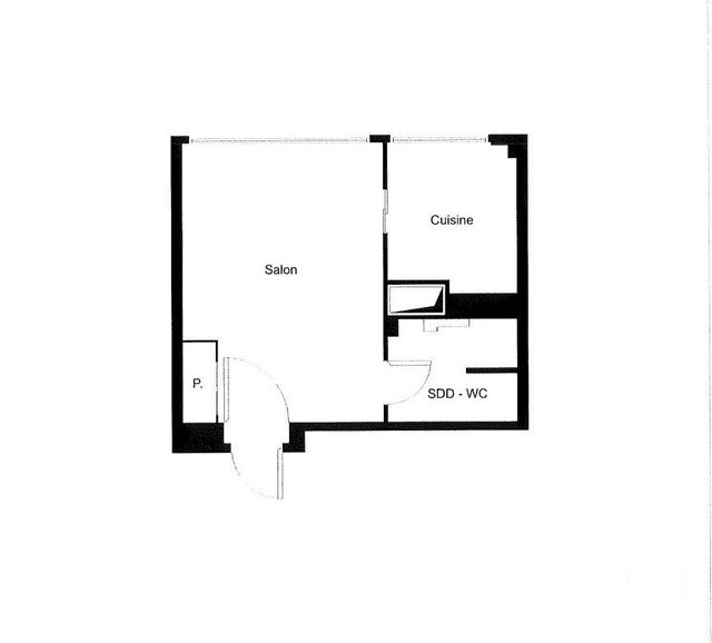 Appartement Studio à vendre - 1 pièce - 23.05 m2 - PARIS - 75015 - ILE-DE-FRANCE - Century 21 Vouillé