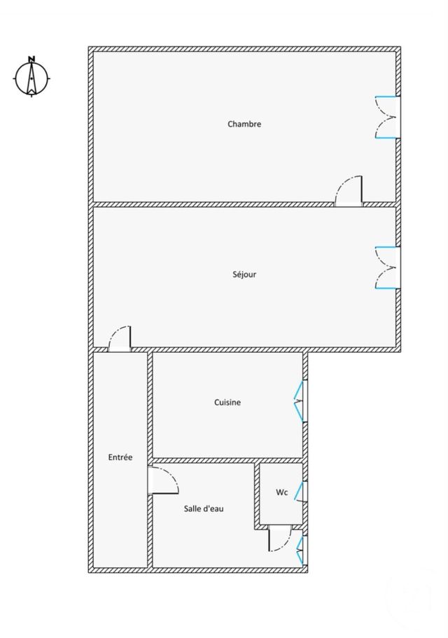 Appartement F2 à vendre - 2 pièces - 43.54 m2 - PARIS - 75015 - ILE-DE-FRANCE - Century 21 Vouillé